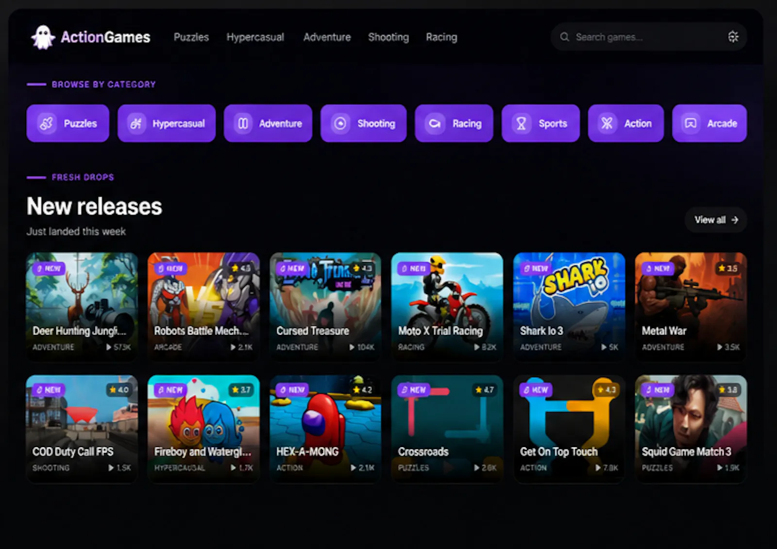 ActionGames screenshot 3