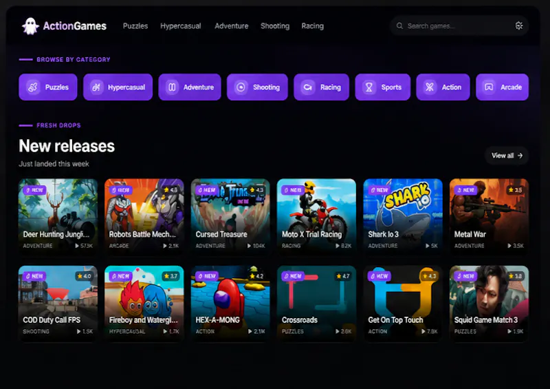 ActionGames screenshot 3