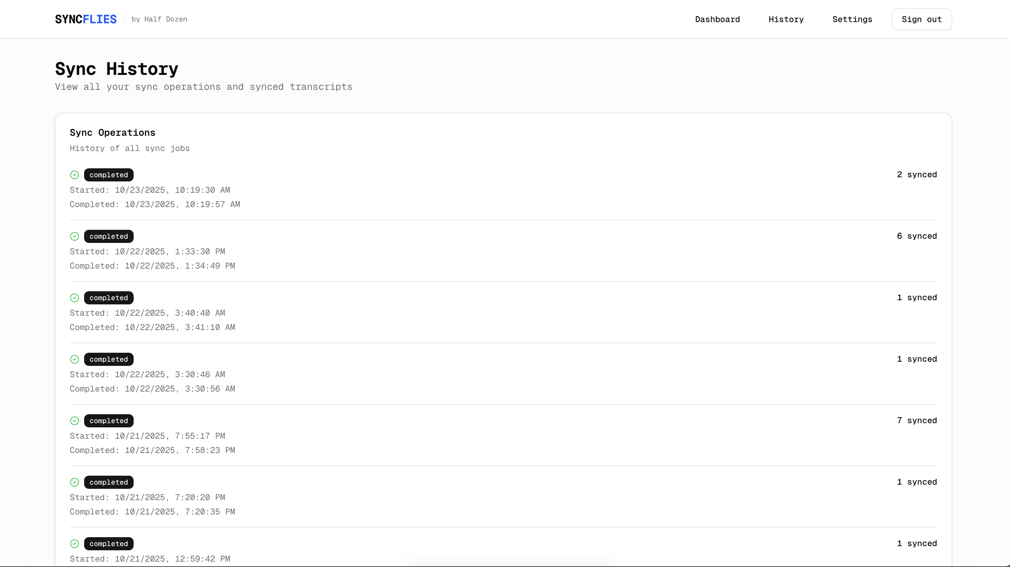 SyncFlies gallery image