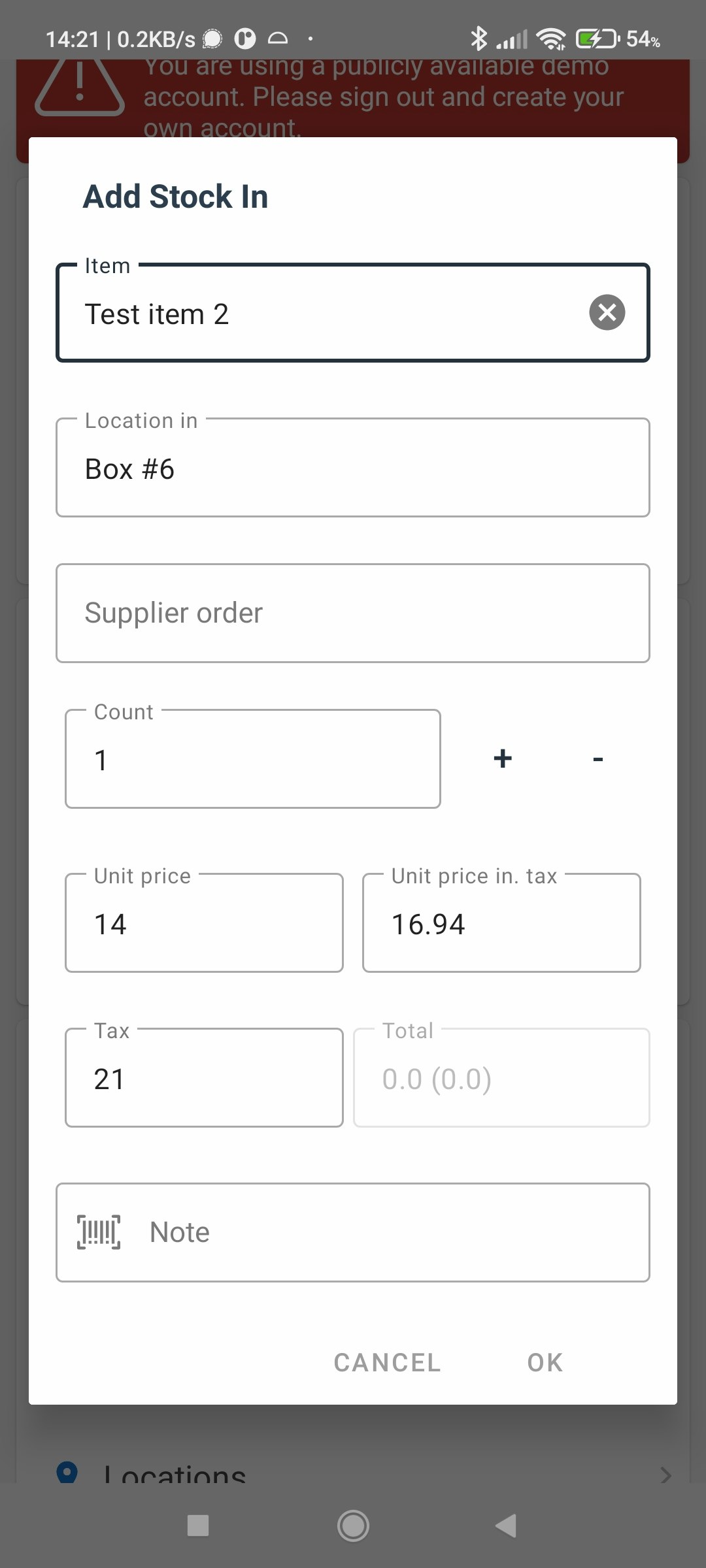 Rainventory - Inventarismanagement -app media 16