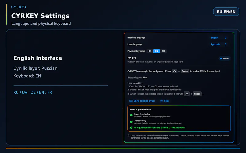 CYRKEY screenshot 4