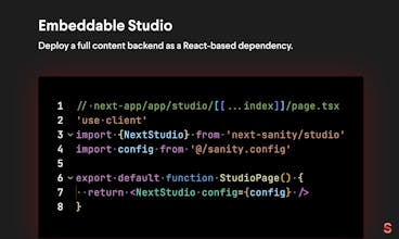 Sanity Studio v3 gallery image