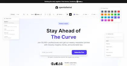 OpenTailwind gallery image