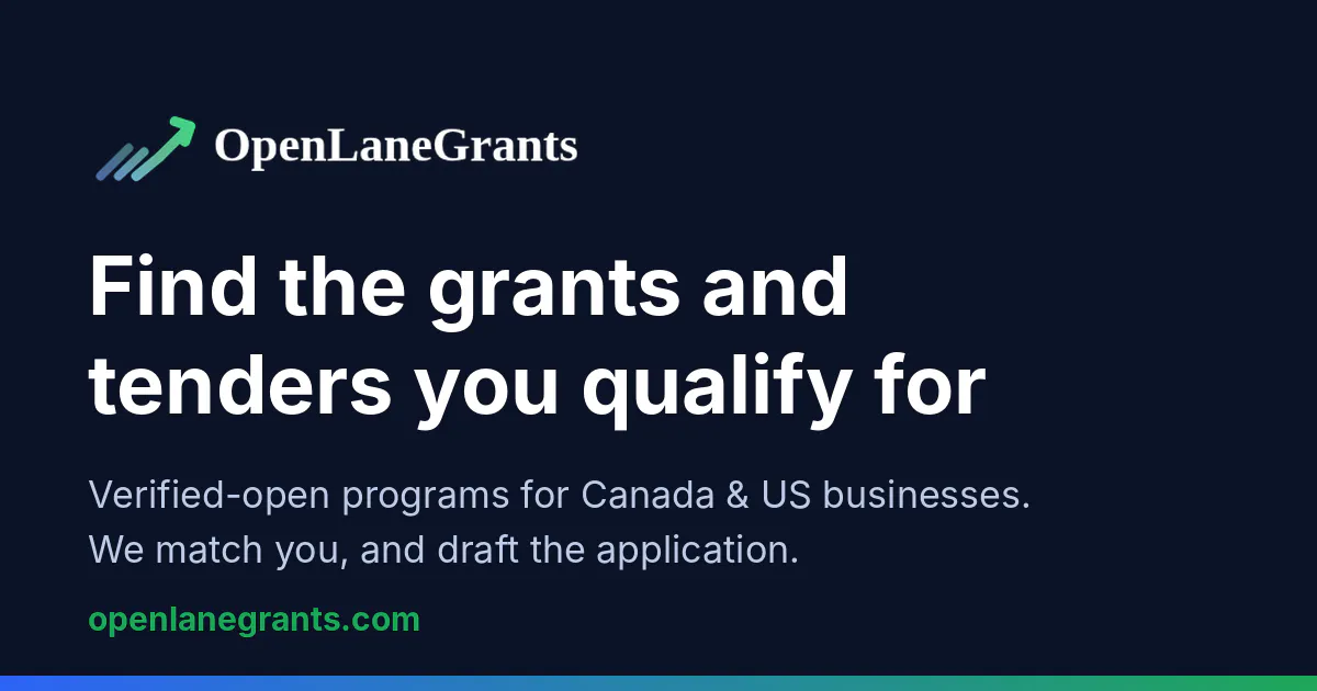 OpenLaneGrants gallery image