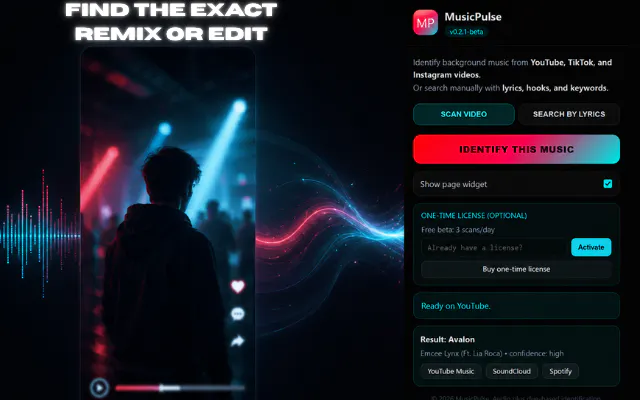 MusicPulse — Find Any Social Remix gallery image