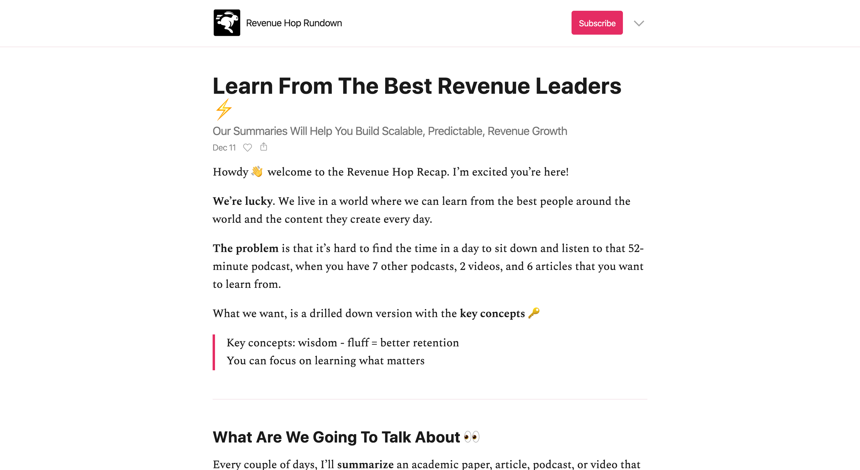 The Revenue Rundown gallery image