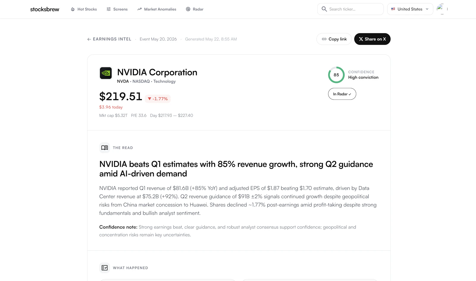 Stocksbrew screenshot 7