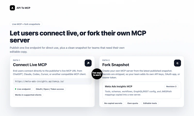 API to MCP screenshot 8
