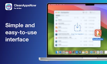 Macの速度と効率を向上させる：クリーンアップを行った後に、CleanAppsNowがMacの速度と効率を向上させる能力を示す画像。