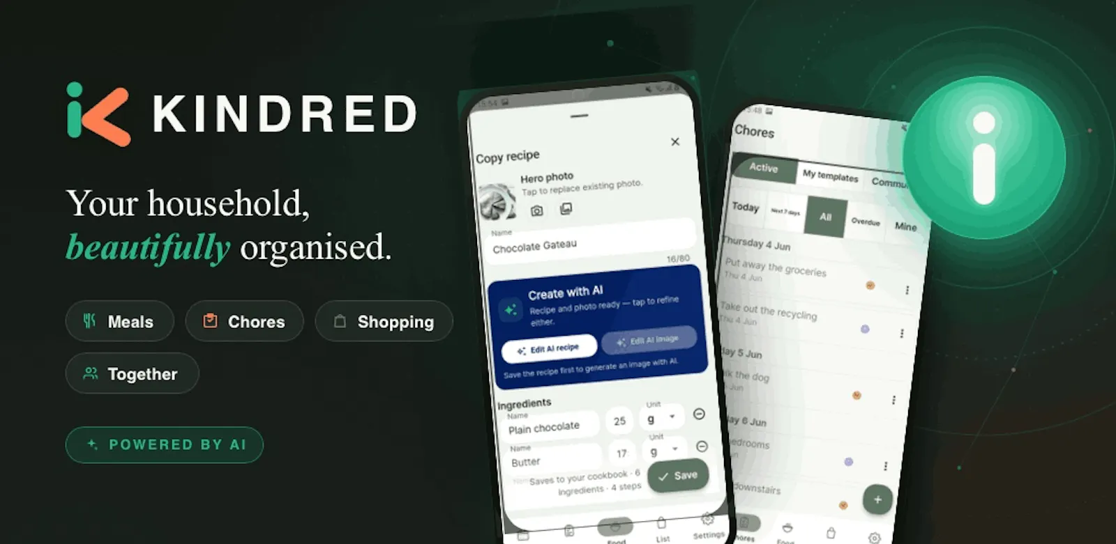 Kindred - Family Hub screenshot 2