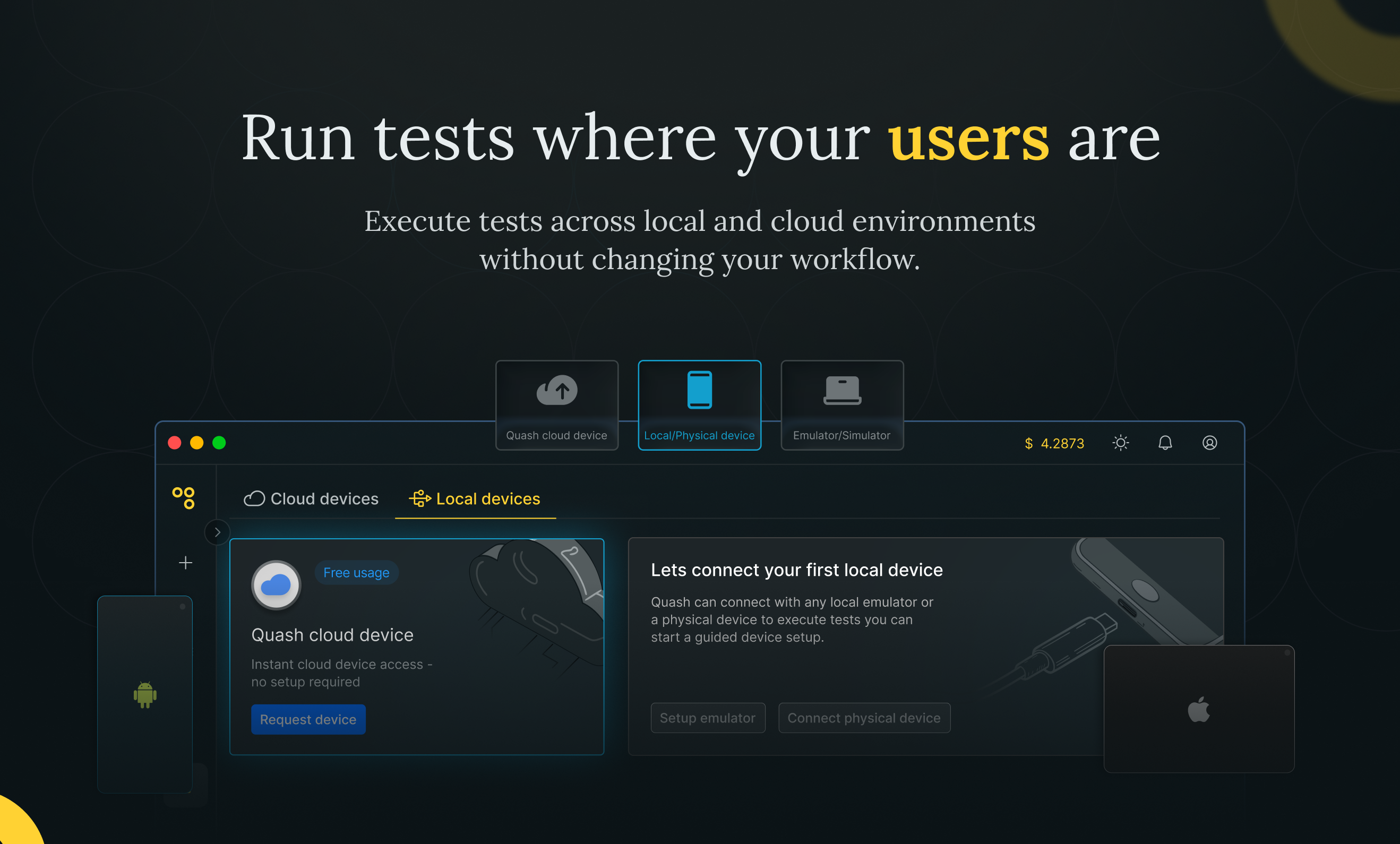 Quash - Screenshot 3 showing product features and functionality