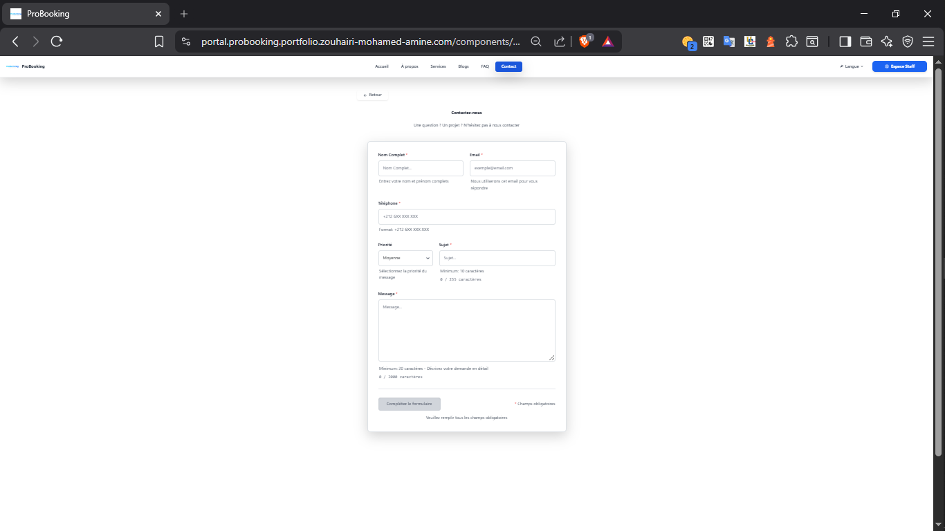 ProBooking, CMS & CRM solution gallery image