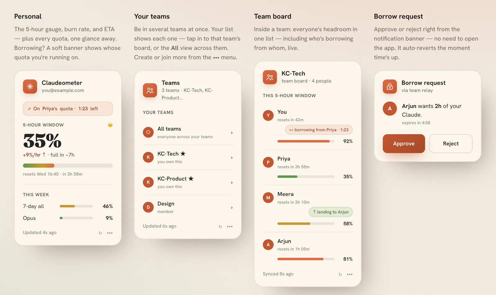 Claudeometer — Share Claude usage screenshot 3