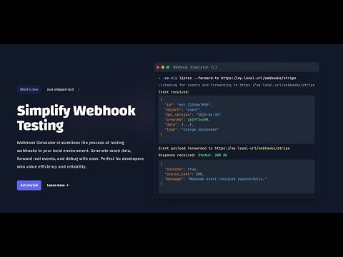 Webhook Simulator gallery image