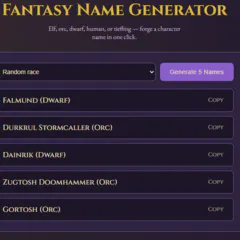DJ Name Generator — Find Your Stage Name gallery image