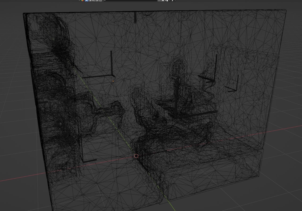 Media Nhà xuất khẩu quét phòng cho Meta Quest 3 - Xuất các mắt lưới cảm biến độ sâu 3D từ Quest 3 sang FBX. 4