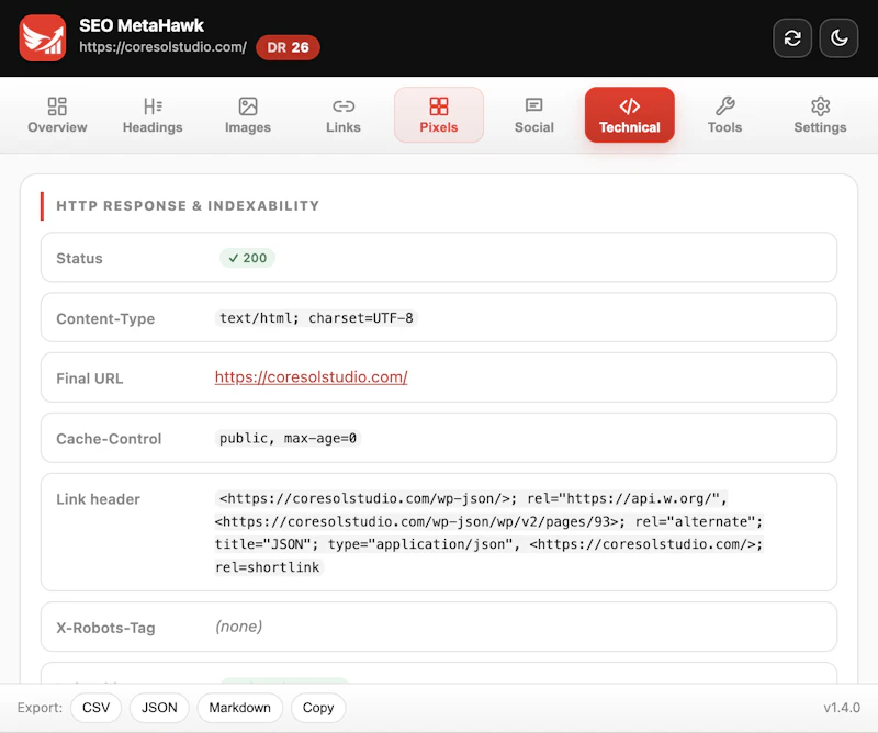 SEO MetaHawk screenshot 4