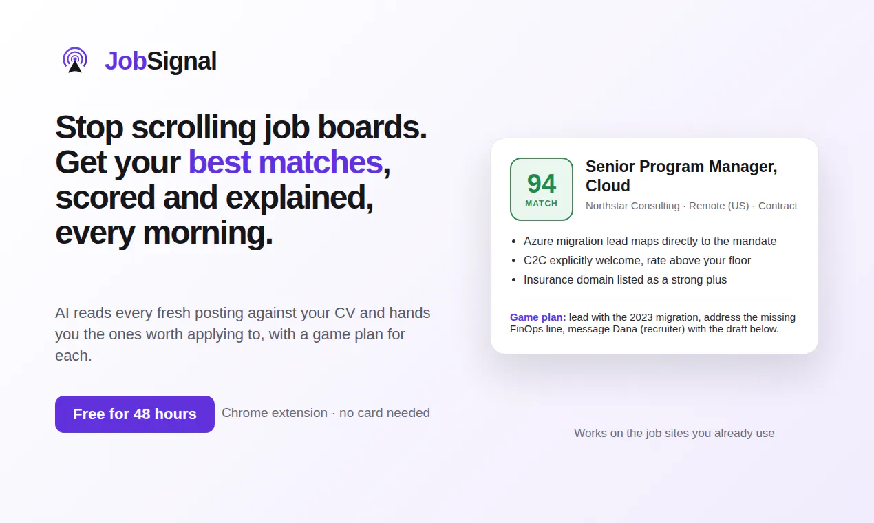JobSignal gallery image