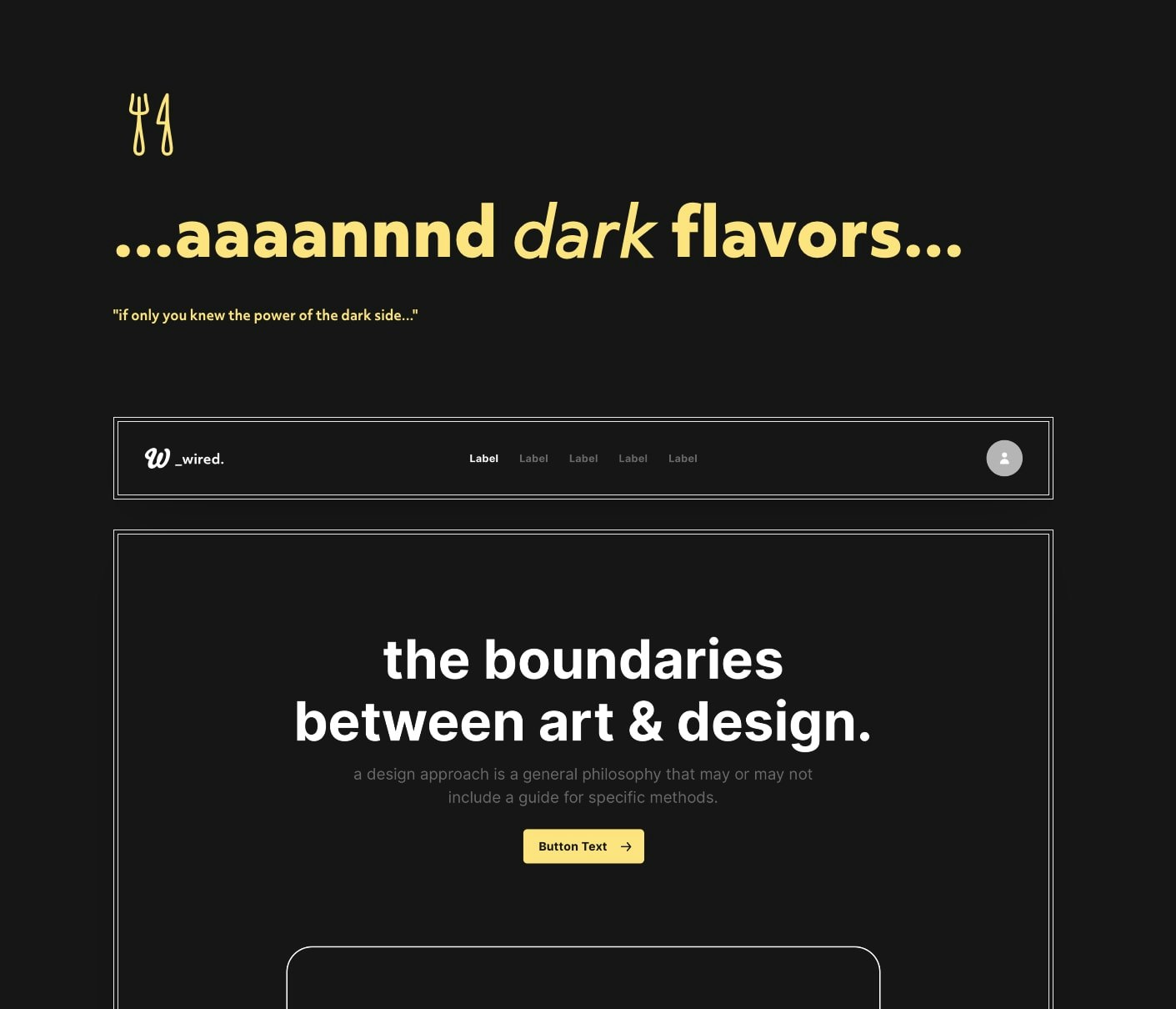 Wired - Wireframe Kit gallery image