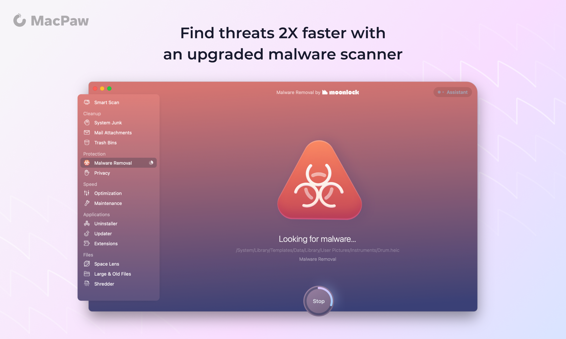 Media Động cơ Moonlock trong CleanMymac X 3