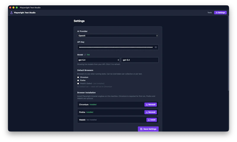 Playwright Test Studio screenshot 4