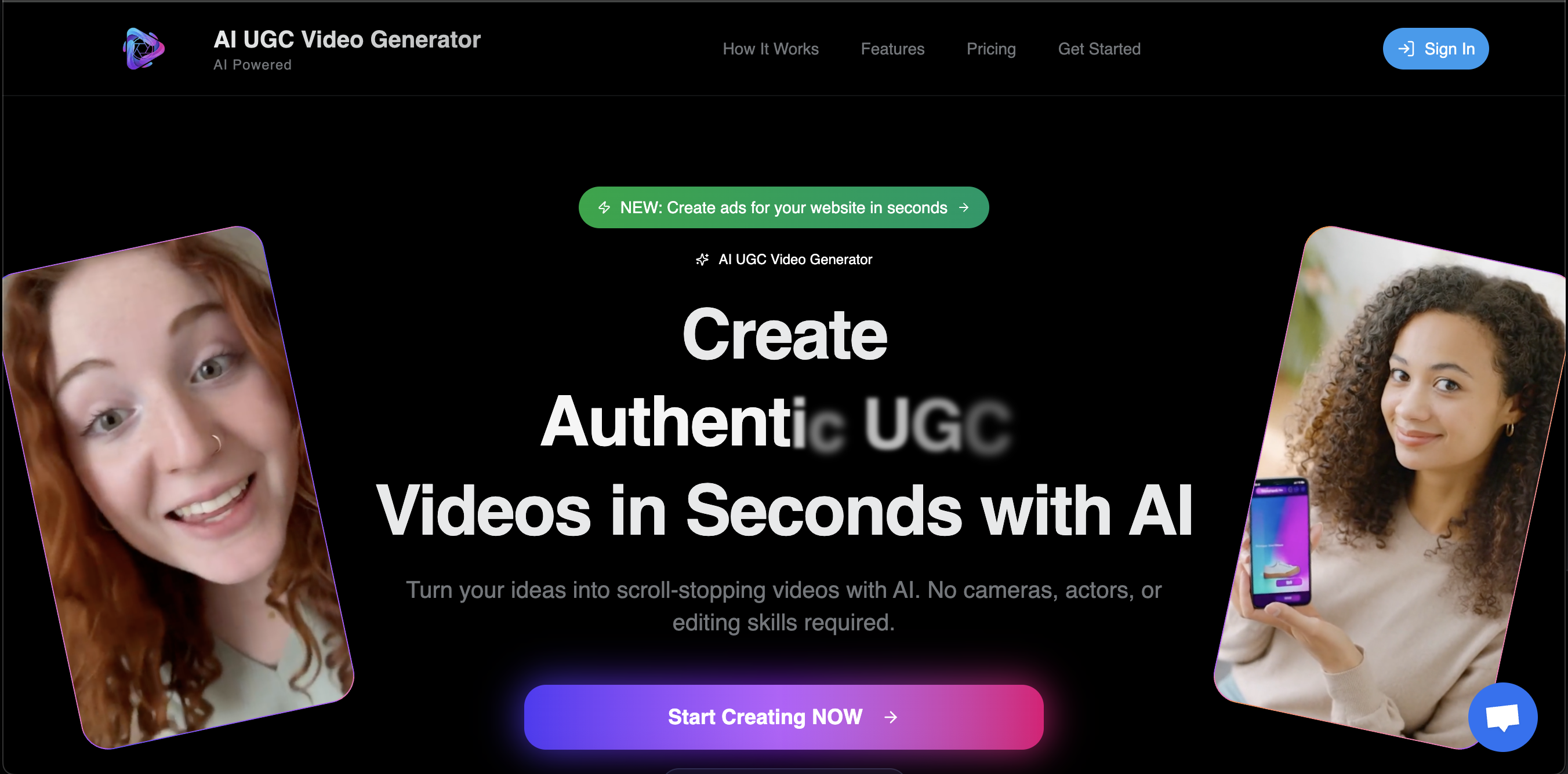 Generate ads for your website gallery image