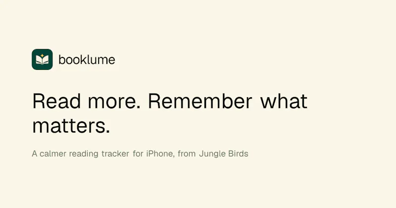 Booklume by Jungle Birds screenshot 1