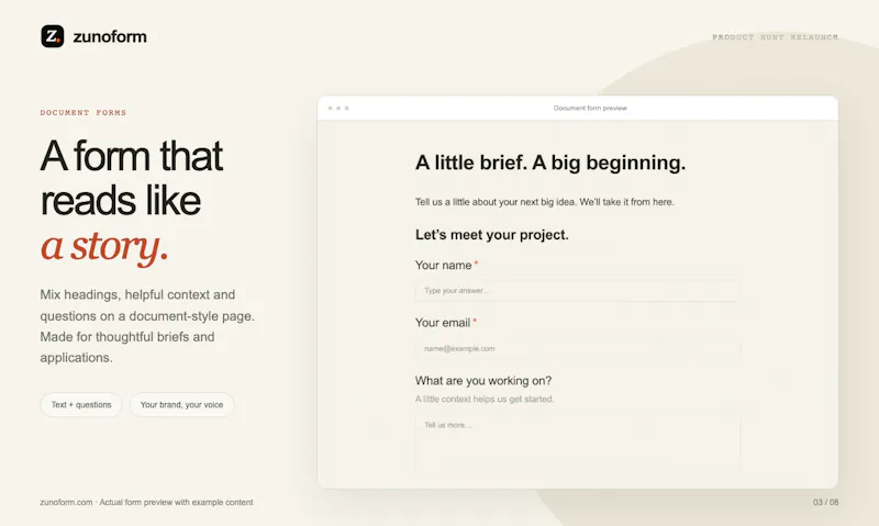 Zunoform screenshot 8