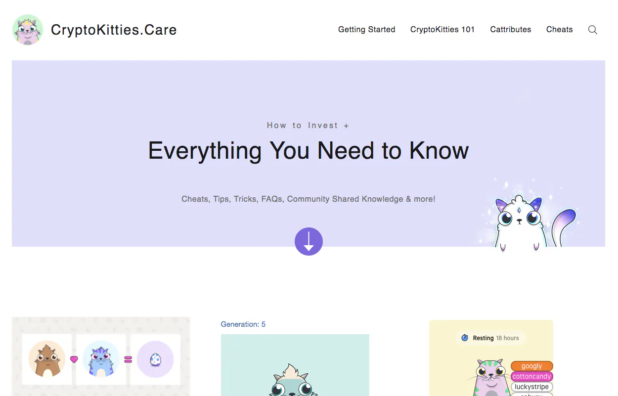 CryptoKitties.Care Image