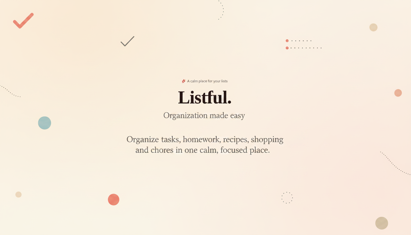 Listful — Organization made easy gallery image
