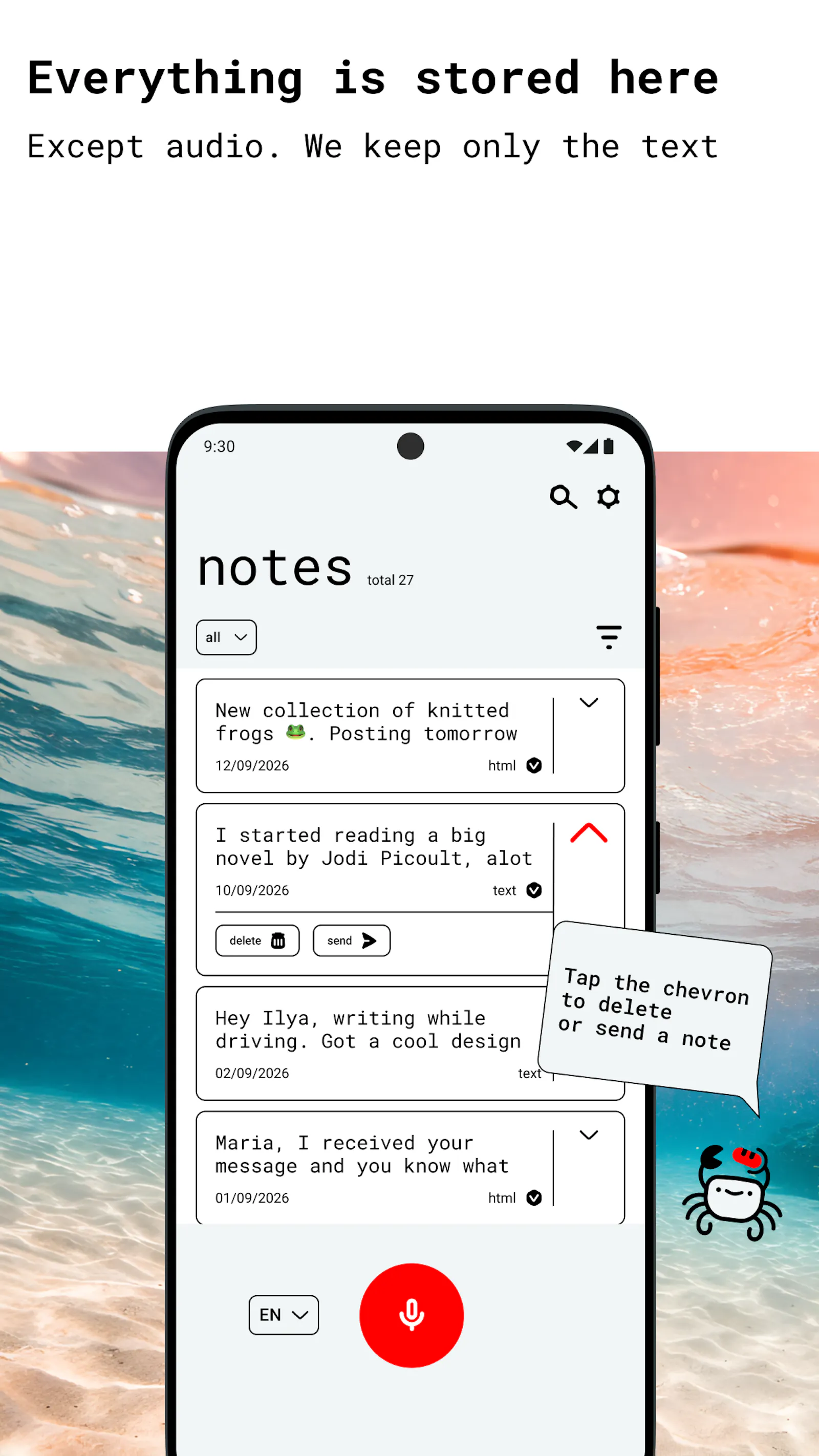 ReferentCrab - Speech to Text screenshot 6