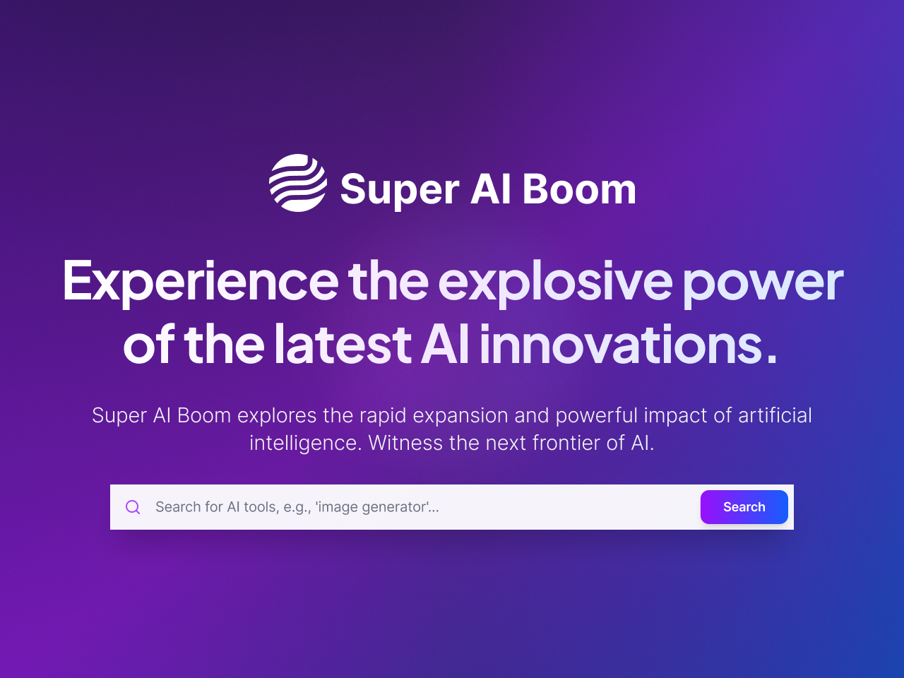 Super hai boom - Sperimenta il boom.Alimenta il tuo futuro. media 1