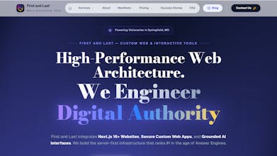 First and Last — Web & Interactive Tools gallery image
