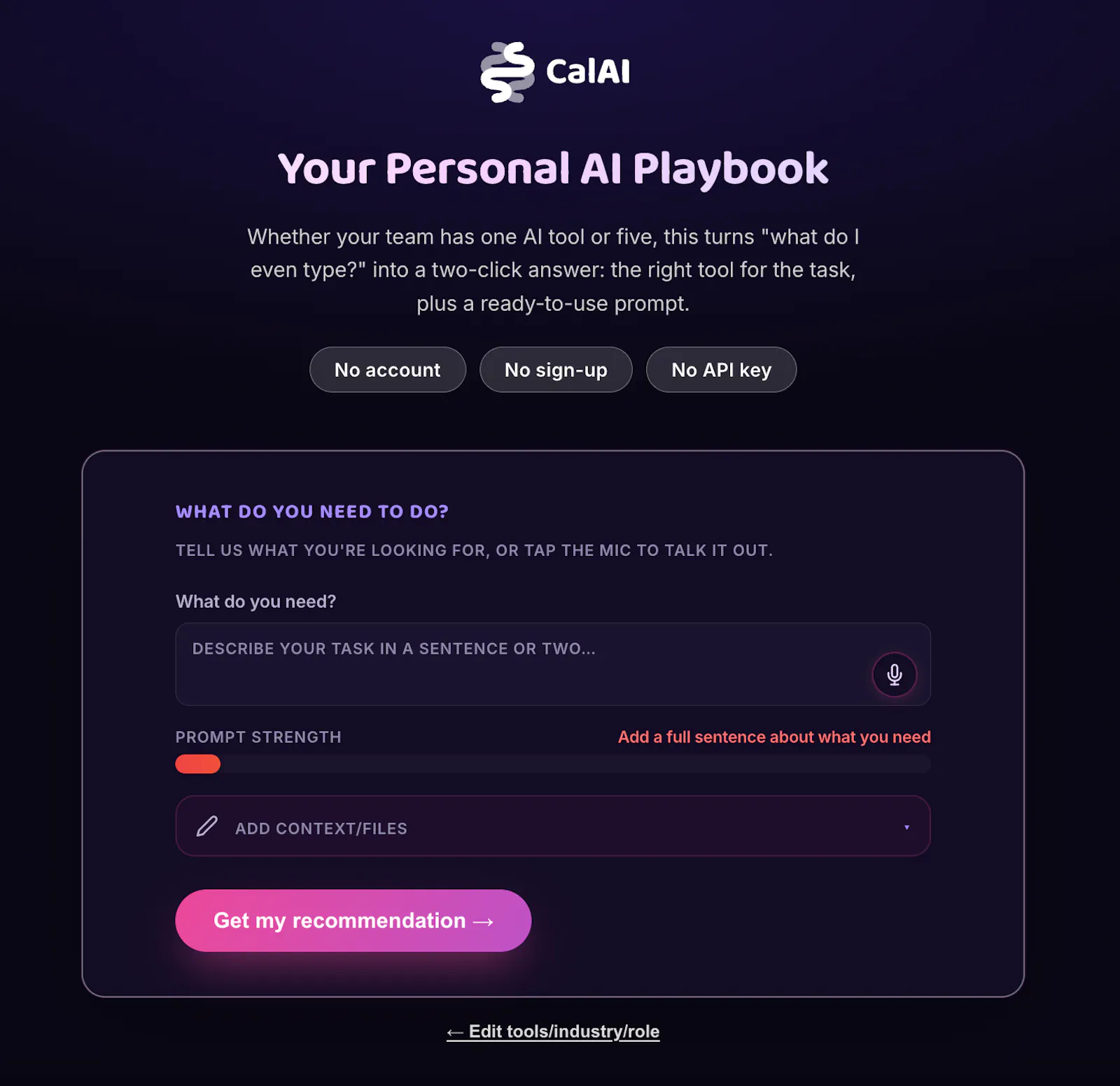 CalAI Solutions screenshot 1