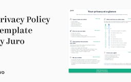 Privacy Policy Template by Juro media 1