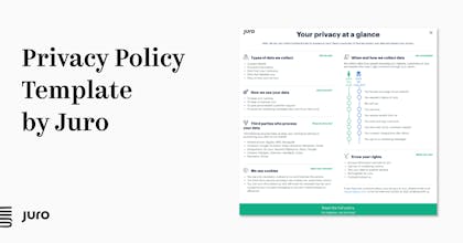 Privacy Policy Template by Juro gallery image