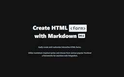 Create HTML Form media 1