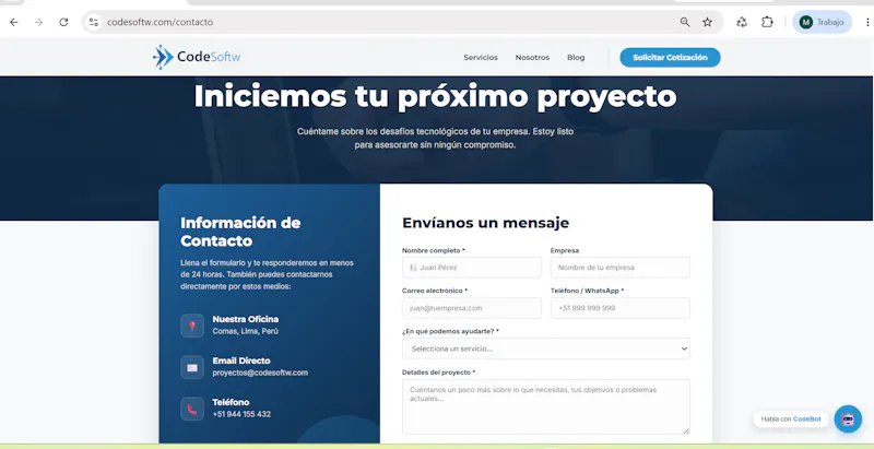 Nexus Digital Template screenshot 1