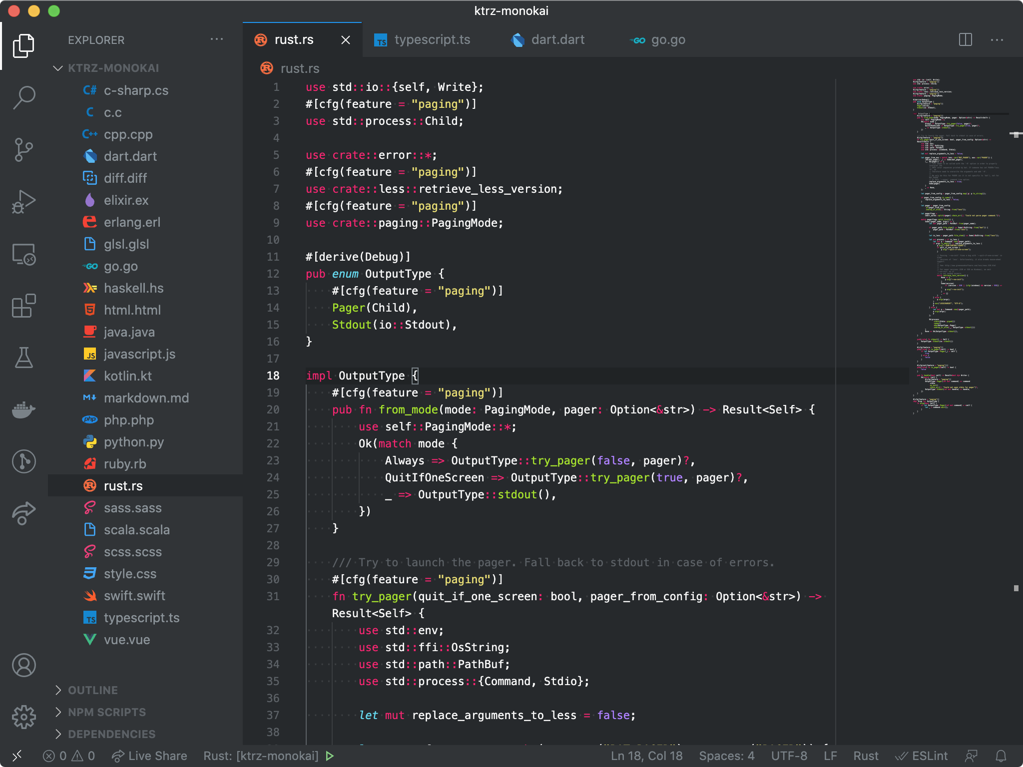 KTRZ Monokai gallery image