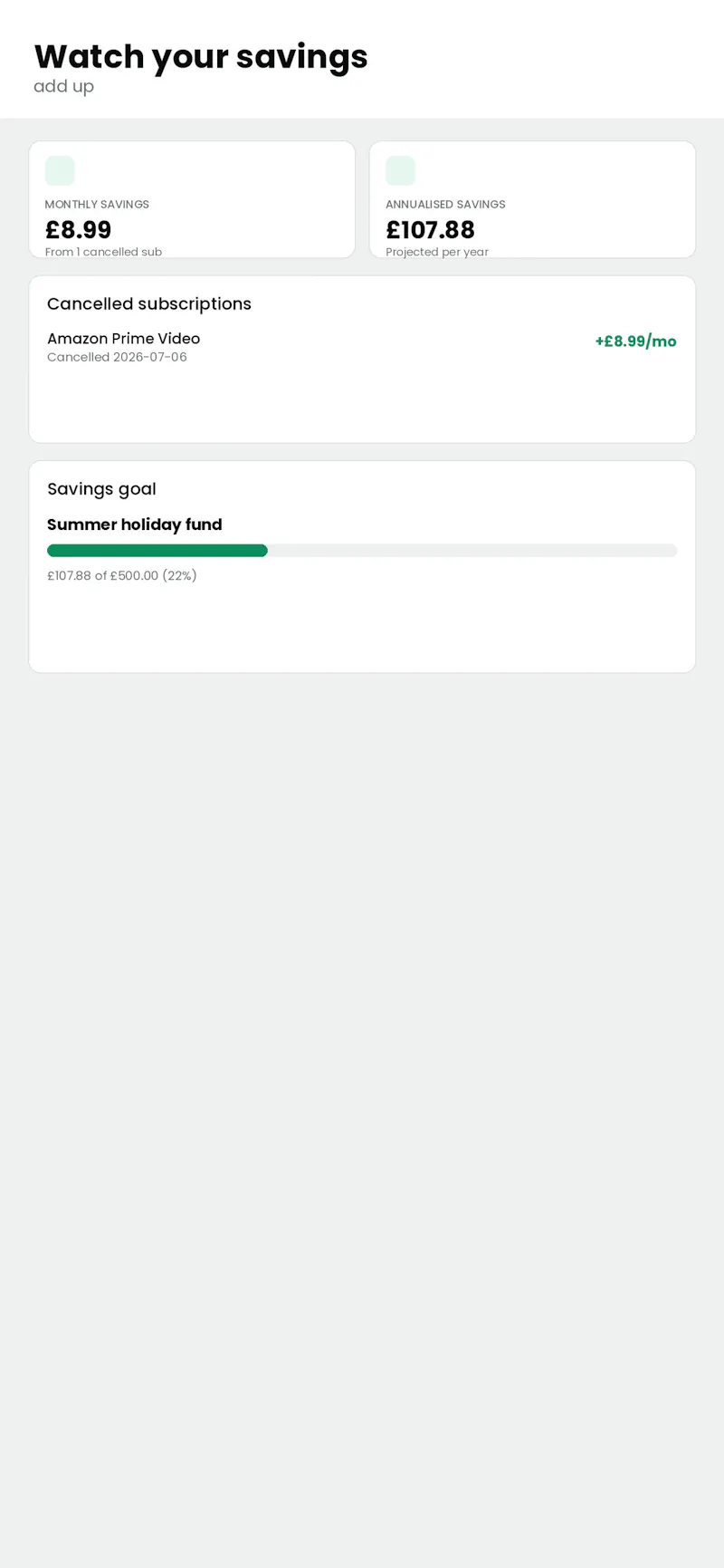 SubZero Subscription Tracker screenshot 3