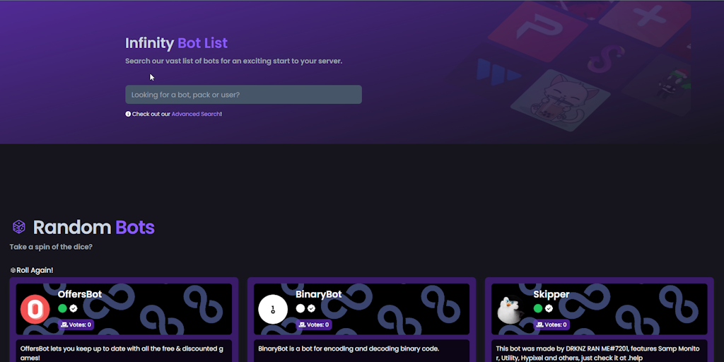 Infinity Bot List: The future of Discord Bot Listing Services ...