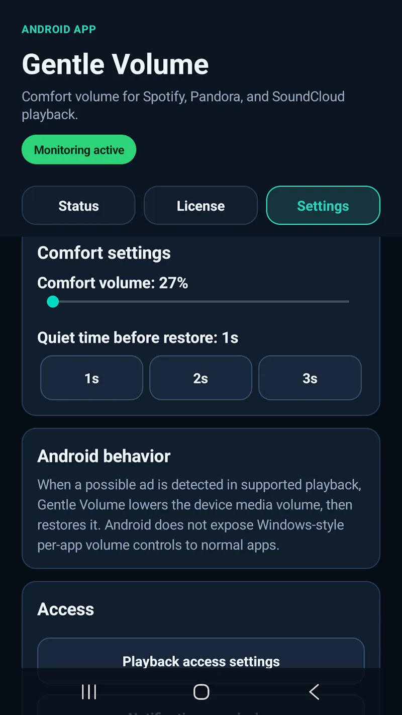Gentle Volume screenshot 3