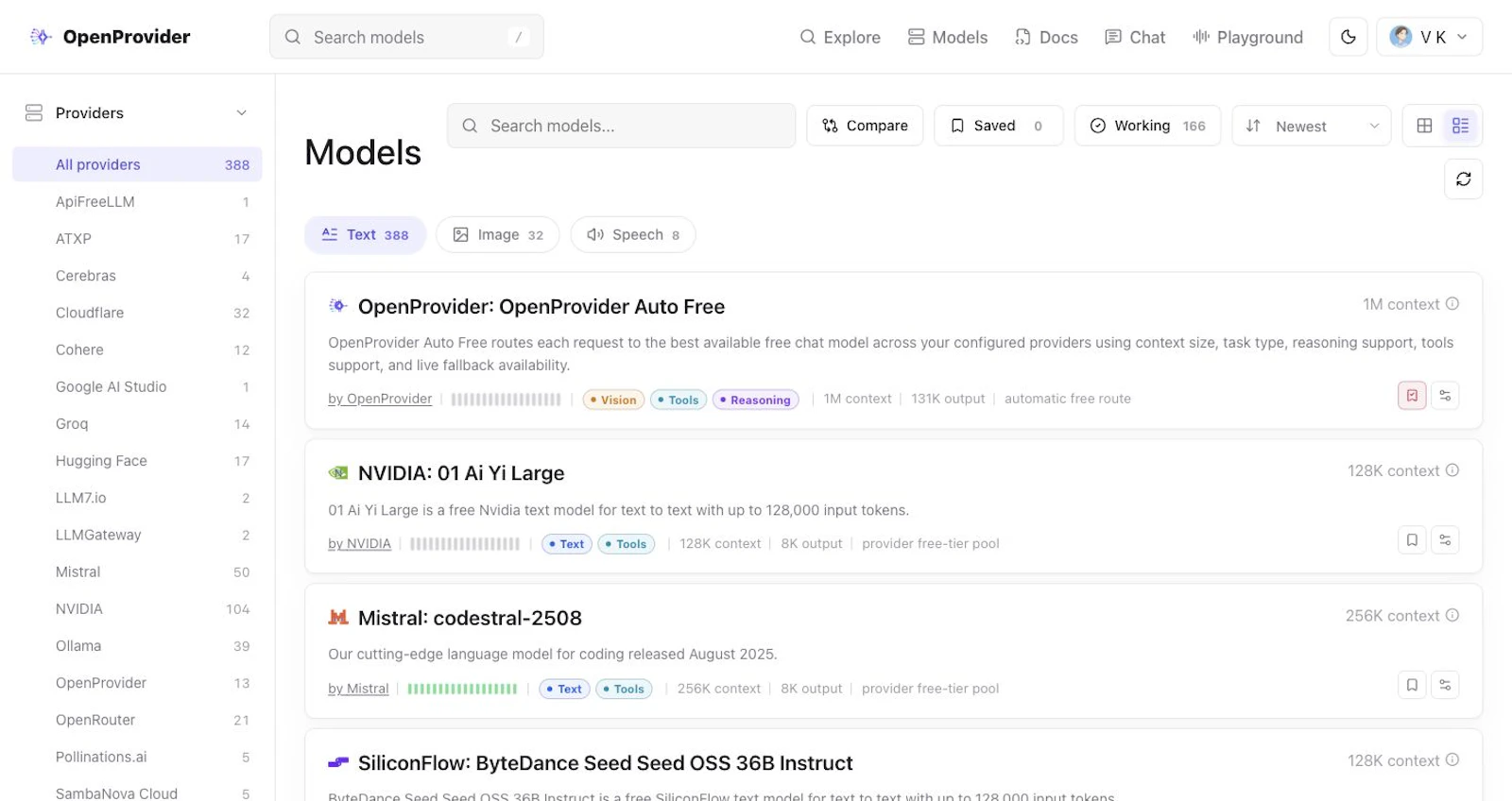 OpenProvider screenshot 2