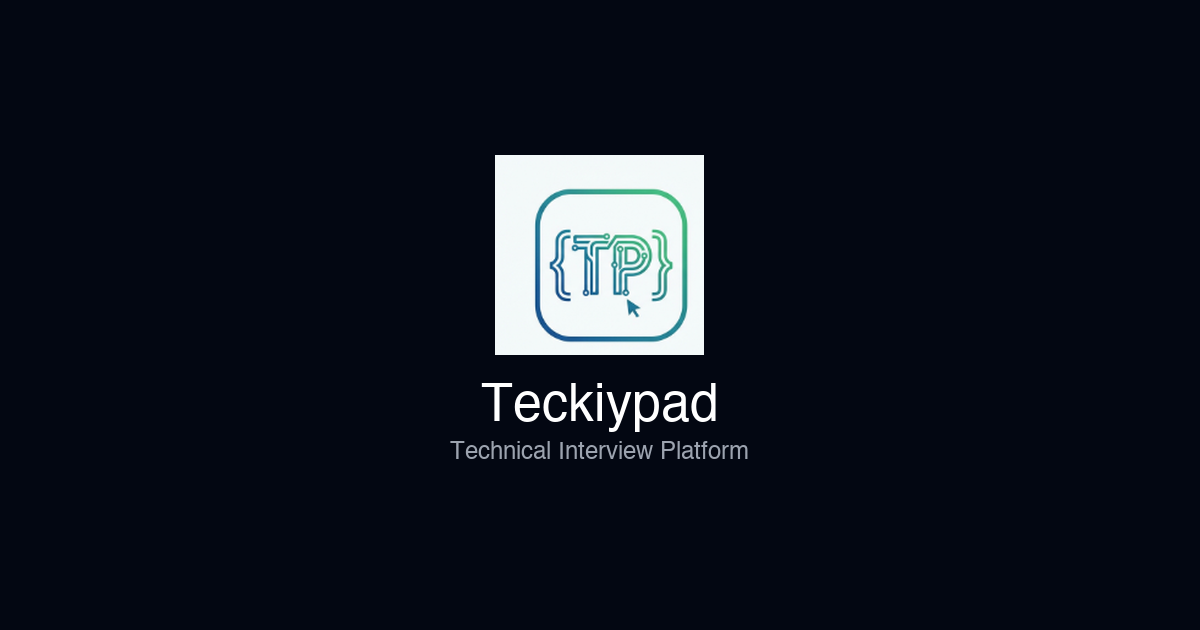 Teckiypad - Main product screenshot demonstrating key features and user interface