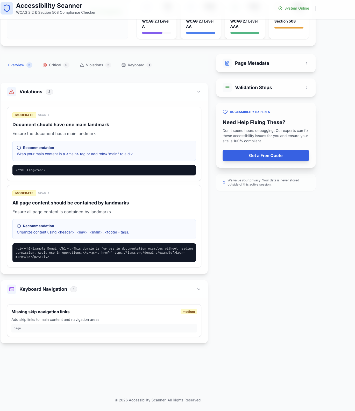 Accessibility Scanner gallery image