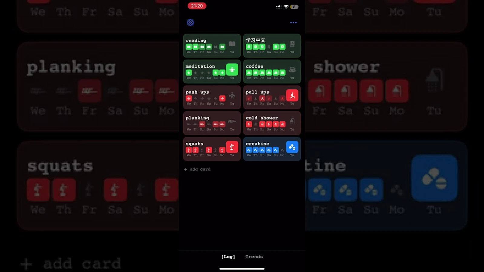 Metric Tracker (iOS App) screenshot 1 (video preview)