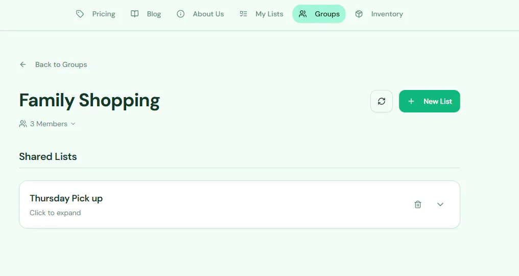 ClivityCart screenshot