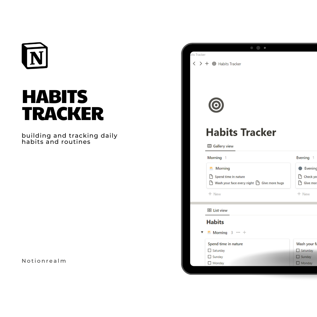 Notion Habit Tracker gallery image