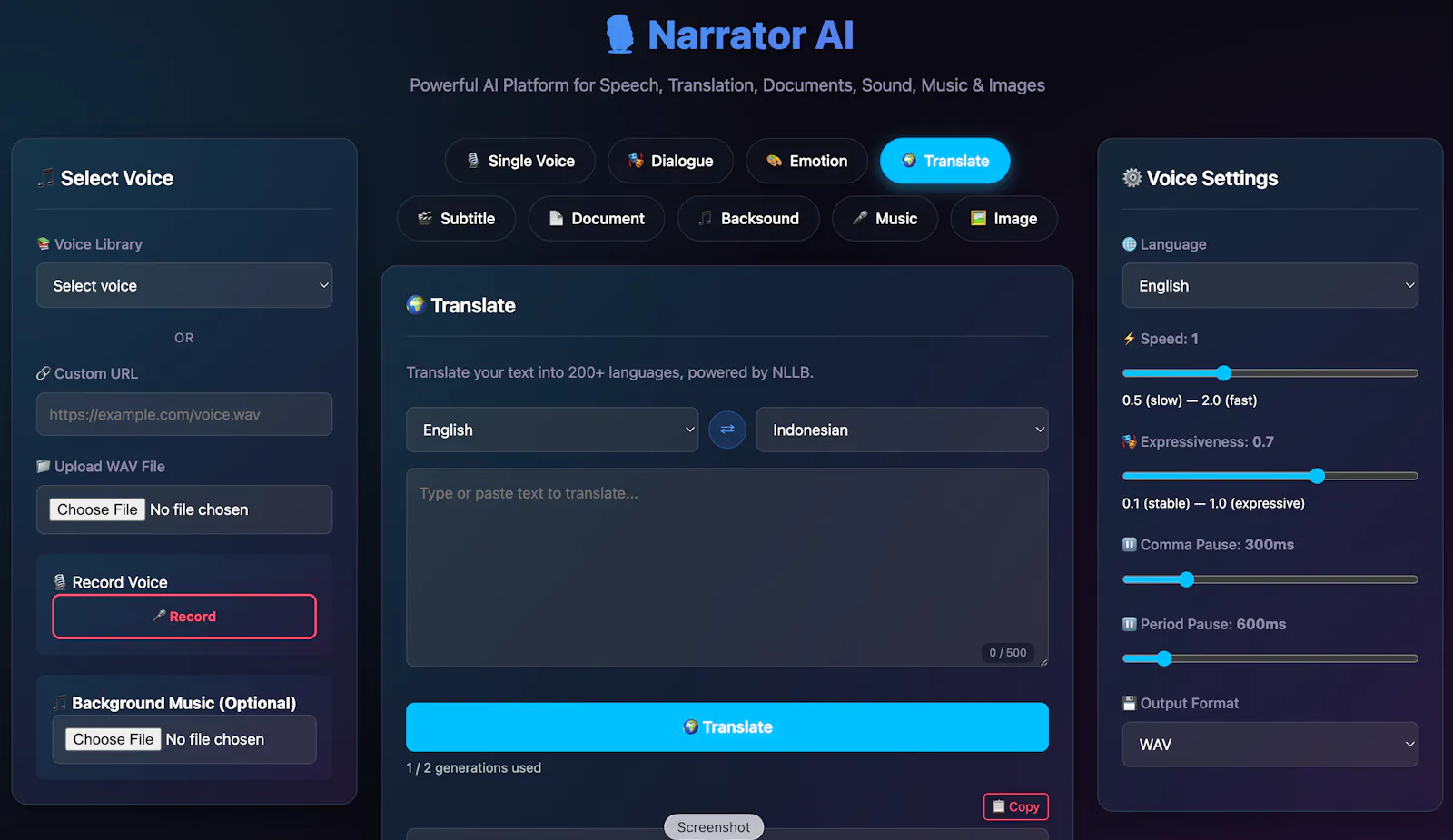 Narator AI screenshot 7