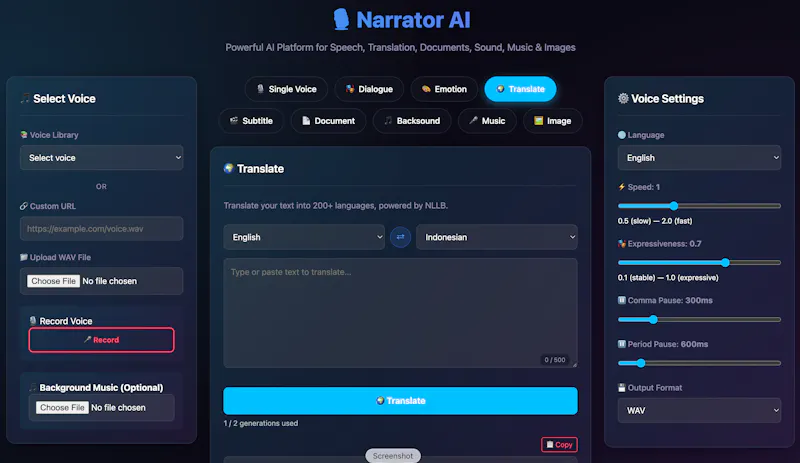 Narator AI screenshot 7